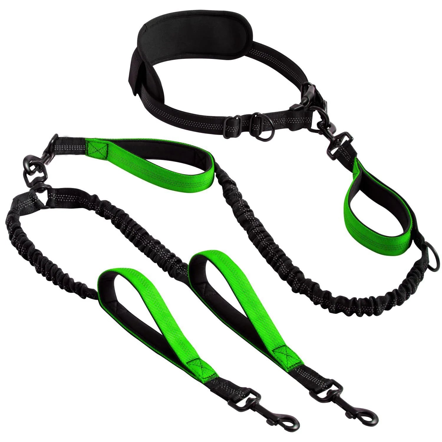 Hands Free Lead for 2 Dogs