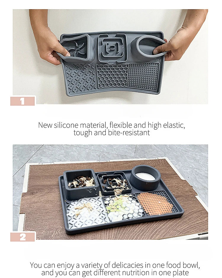Slow Feeding Bowl, Dog Licking Pad