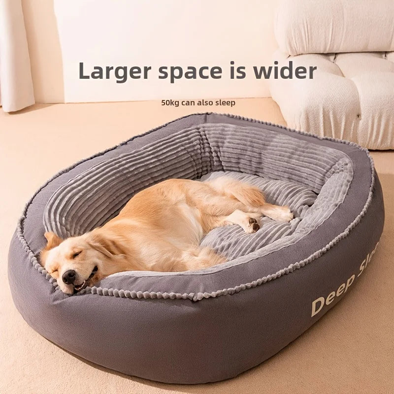 Pet Bed Round Dog Bed With Washable Cover