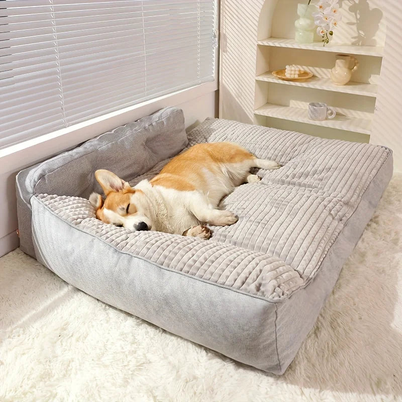 Pet Bed, Non-Slip Pet Sofa, washable cover