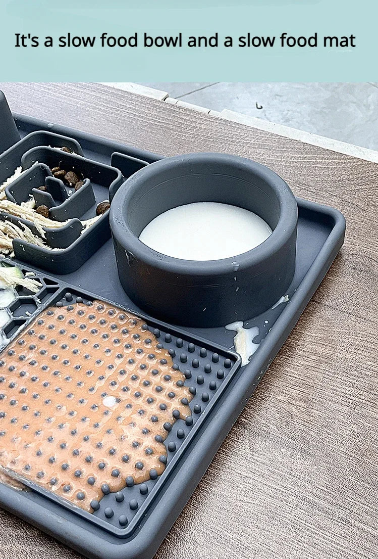 Slow Feeding Bowl, Dog Licking Pad