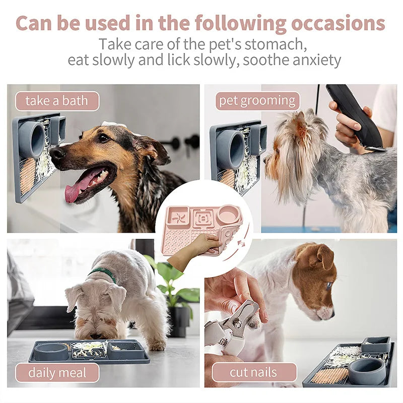 Slow Feeding Bowl, Dog Licking Pad